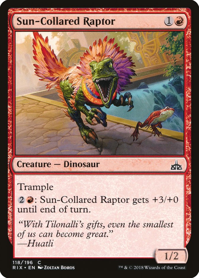 Sun-Collared Raptor [Rivals of Ixalan] - Magic: The Gathering - Card Brawlers | Quebec | Canada |