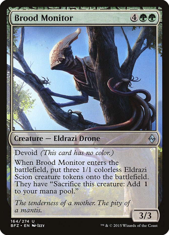 Brood Monitor [Battle for Zendikar] - Magic: The Gathering - Card Brawlers | Quebec | Canada |