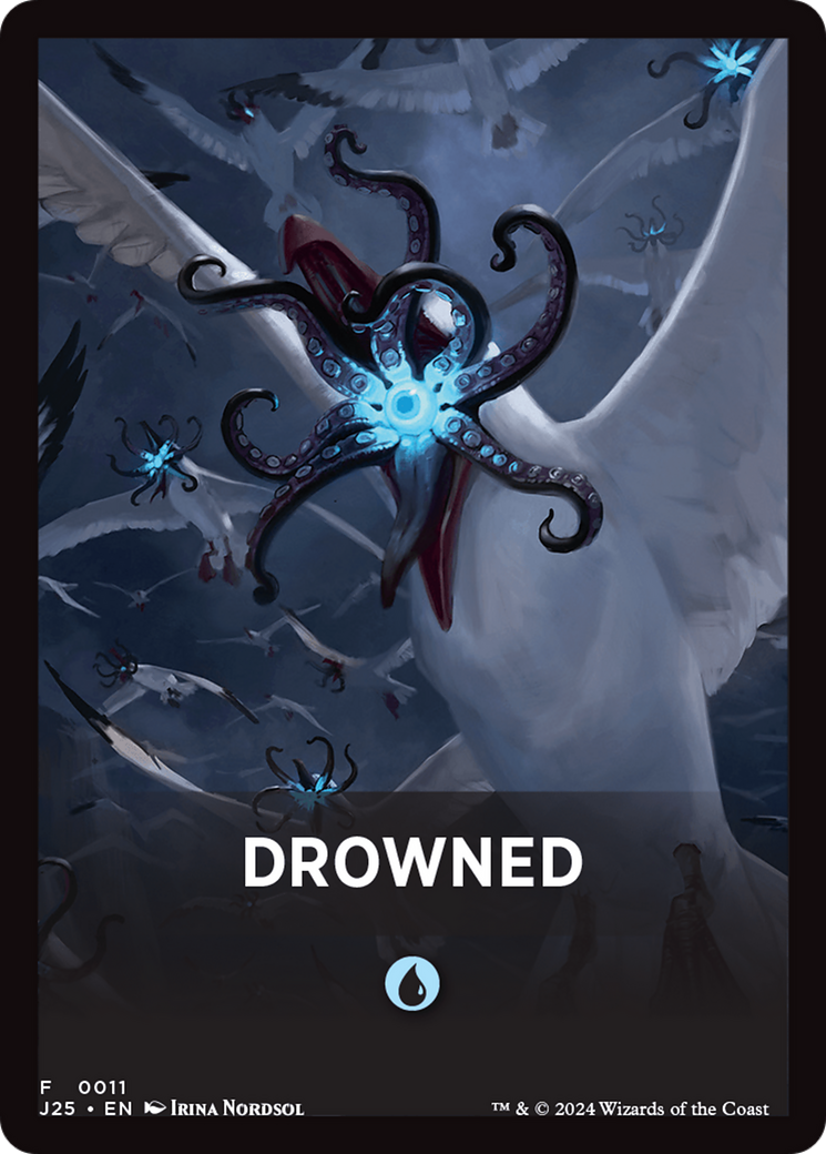 Drowned Theme Card [Foundations Jumpstart Front Cards] - Magic: The Gathering - Card Brawlers | Quebec | Canada |