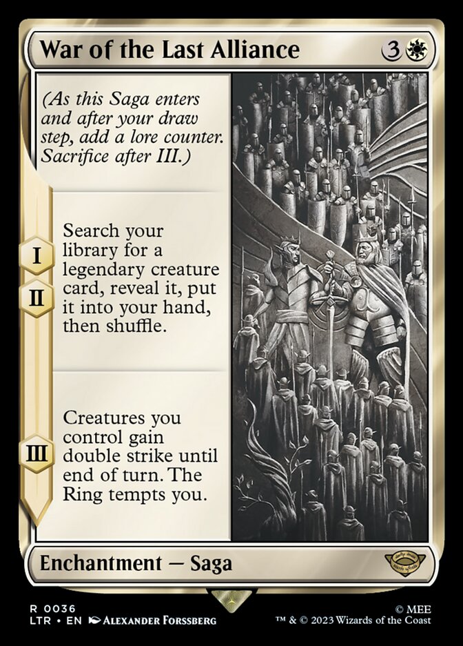 War of the Last Alliance [The Lord of the Rings: Tales of Middle-Earth] - Magic: The Gathering - Card Brawlers | Quebec | Canada |