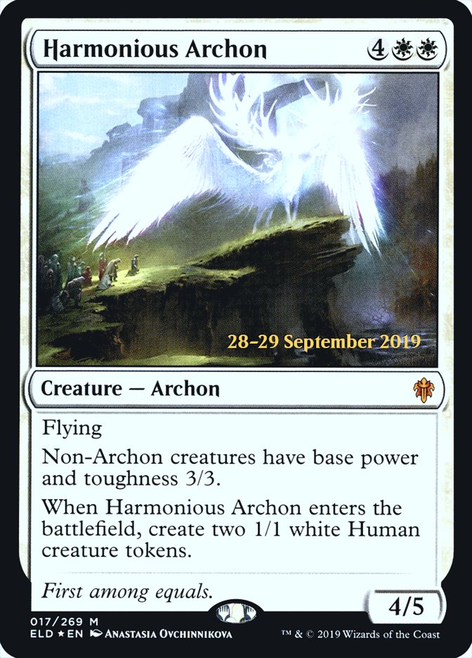 Harmonious Archon [Throne of Eldraine Prerelease Promos] - Magic: The Gathering - Card Brawlers | Quebec | Canada |