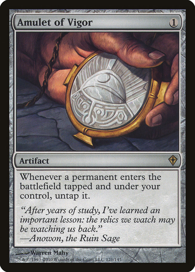 Amulet of Vigor [Worldwake] - Magic: The Gathering - Card Brawlers | Quebec | Canada |