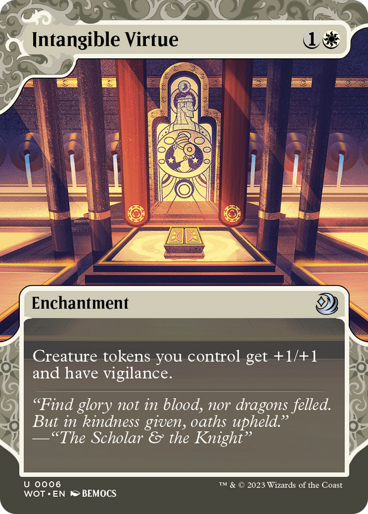 Intangible Virtue [Wilds of Eldraine: Enchanting Tales] - Magic: The Gathering - Card Brawlers | Quebec | Canada |