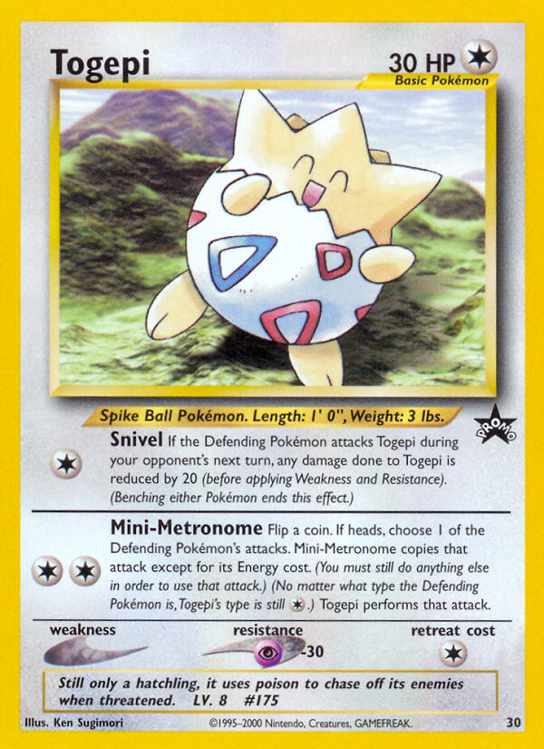 Togepi (30) [Wizards of the Coast: Black Star Promos] - Pokémon - Card Brawlers | Quebec | Canada |