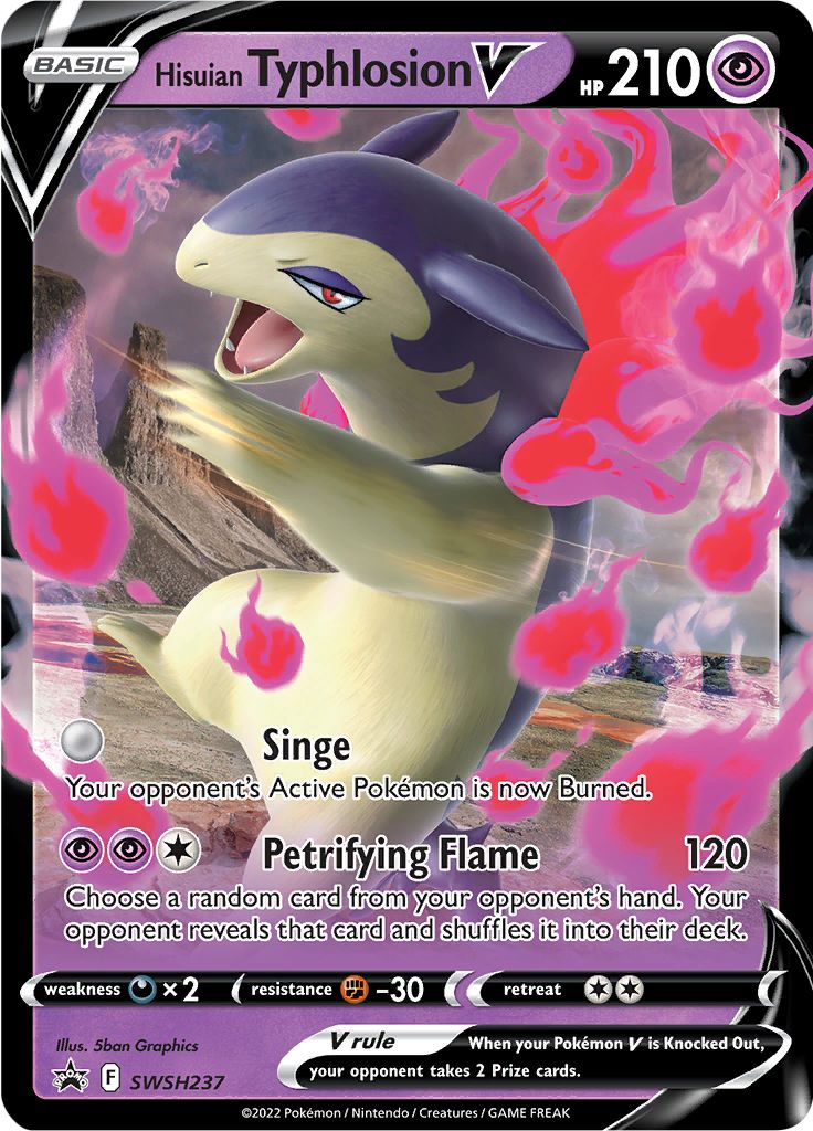 Hisuian Typhlosion V (SWSH237) [Sword & Shield: Black Star Promos] - Pokémon - Card Brawlers | Quebec | Canada |