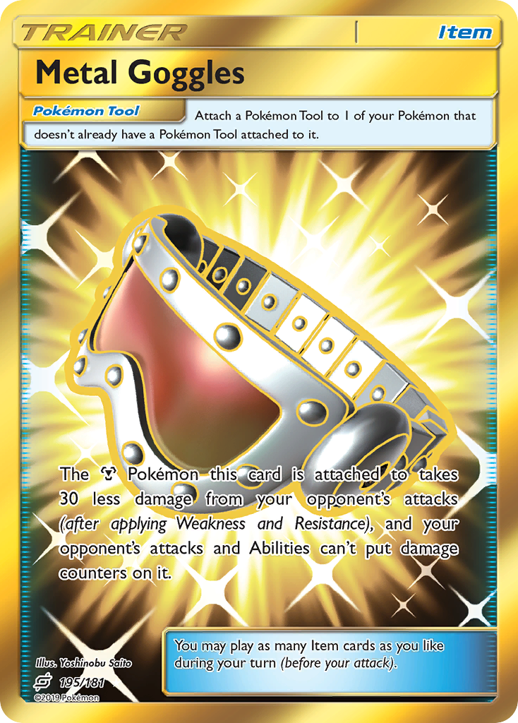 Metal Goggles (195/181) [Sun & Moon: Team Up] - Pokémon - Card Brawlers | Quebec | Canada |