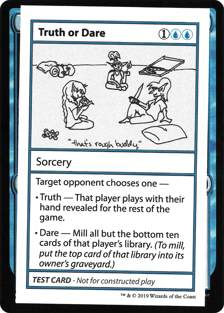 Truth or Dare (2021 Edition) [Mystery Booster Playtest Cards] - Magic: The Gathering - Card Brawlers | Quebec | Canada |