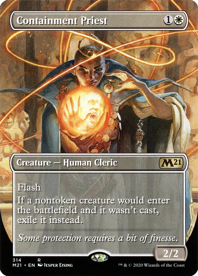 Containment Priest (Borderless Alternate Art) [Core Set 2021] - Magic: The Gathering - Card Brawlers | Quebec | Canada |