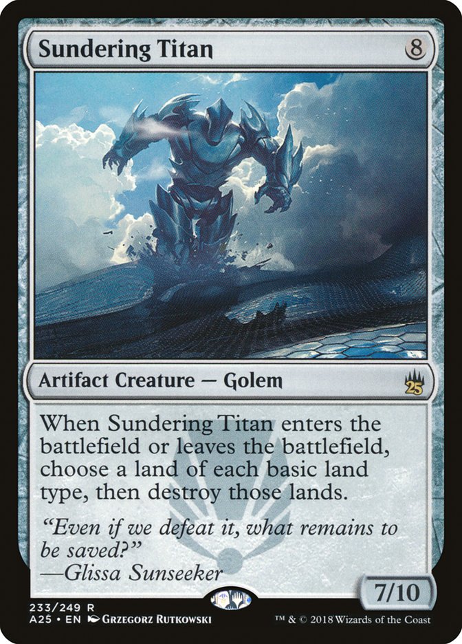 Sundering Titan [Masters 25] - Magic: The Gathering - Card Brawlers | Quebec | Canada |