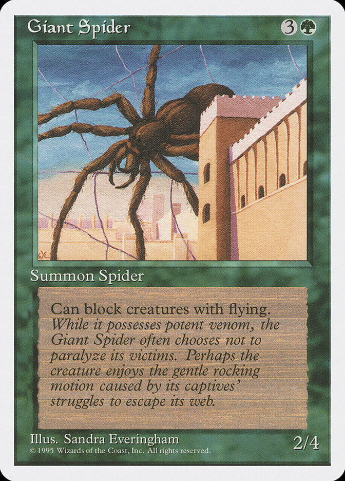 Giant Spider [Fourth Edition] - Magic: The Gathering - Card Brawlers | Quebec | Canada |