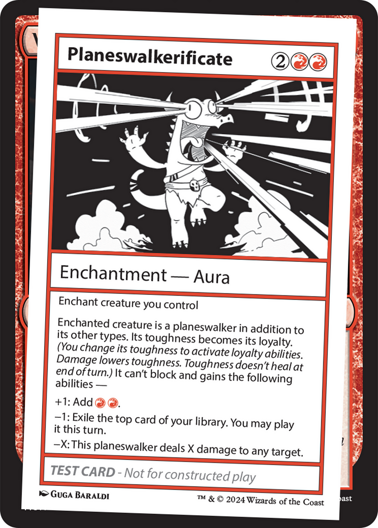 Planeswalkerificate [Mystery Booster 2 Playtest Cards] - Magic: The Gathering - Card Brawlers | Quebec | Canada |
