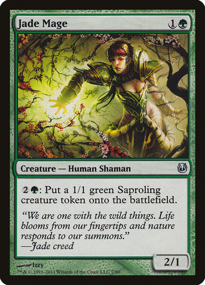 Jade Mage [Duel Decks: Ajani vs. Nicol Bolas] - Magic: The Gathering - Card Brawlers | Quebec | Canada |