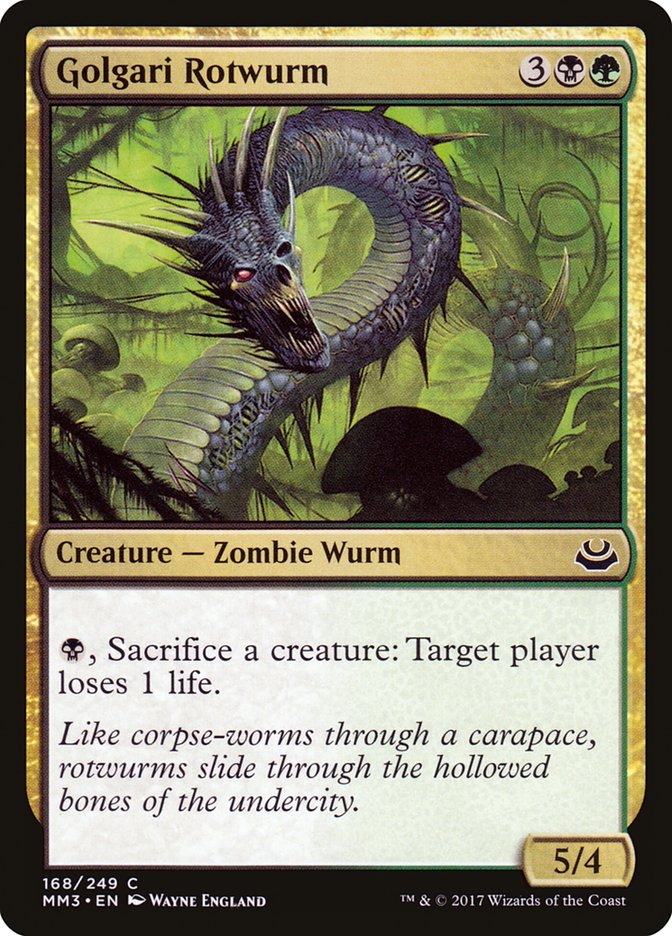 Golgari Rotwurm [Modern Masters 2017] - Magic: The Gathering - Card Brawlers | Quebec | Canada |