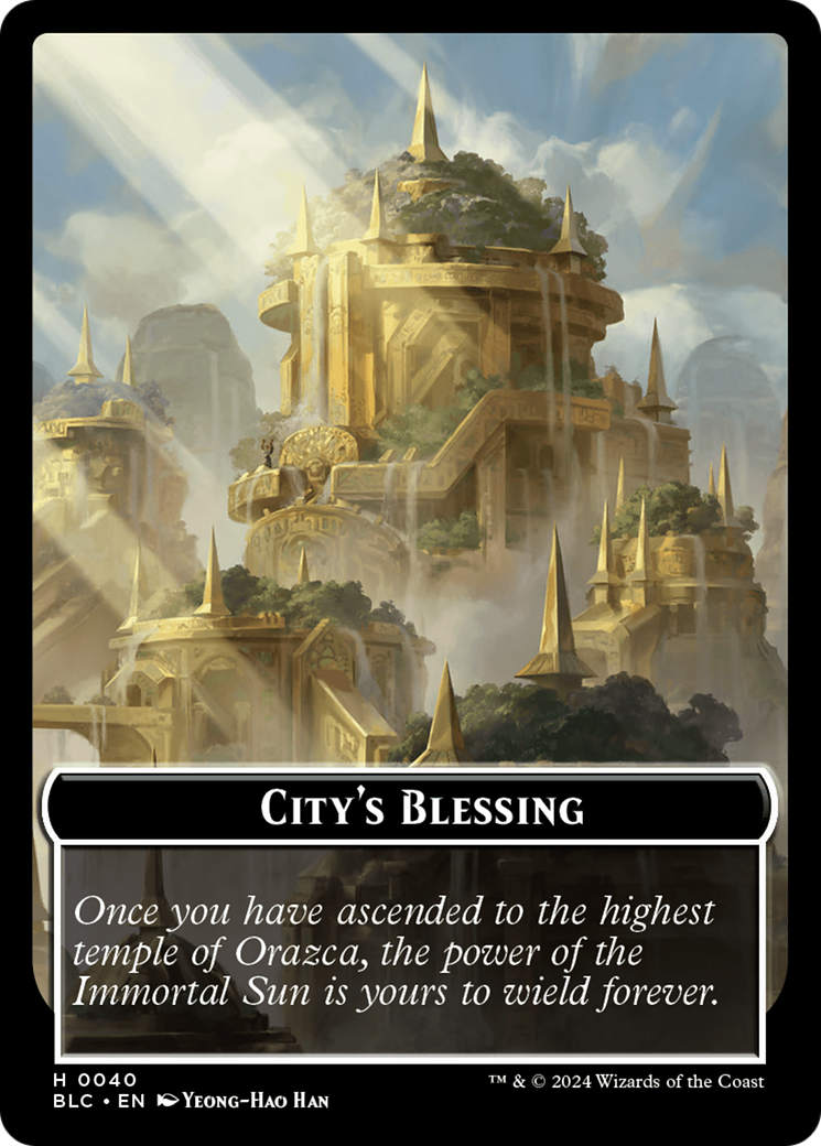 Hamster // City's Blessing Double-Sided Token [Bloomburrow Commander Tokens] - Magic: The Gathering - Card Brawlers | Quebec | Canada |