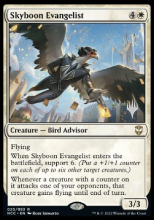 Skyboon Evangelist (Promo Pack) [Streets of New Capenna Commander Promos] - Magic: The Gathering - Card Brawlers | Quebec | Canada |
