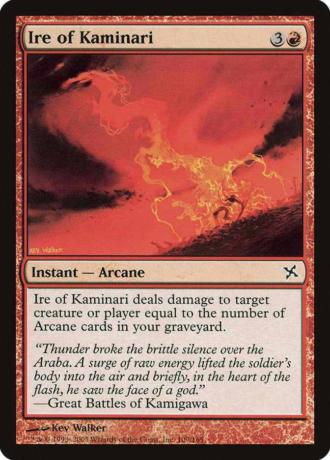Ire of Kaminari [Betrayers of Kamigawa] - Magic: The Gathering - Card Brawlers | Quebec | Canada |