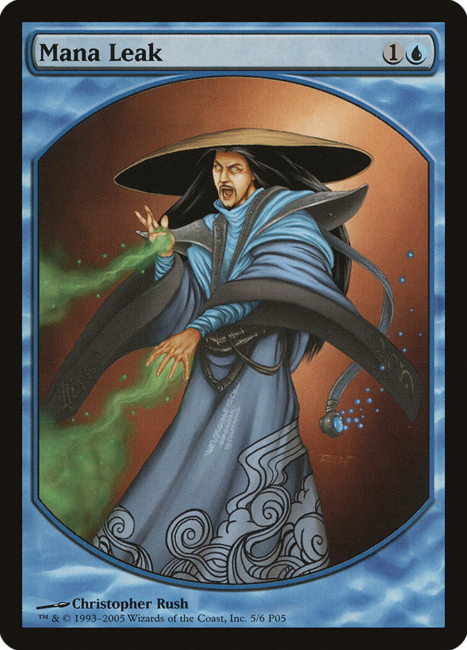 Mana Leak [Magic Player Rewards 2005] - Magic: The Gathering - Card Brawlers | Quebec | Canada |