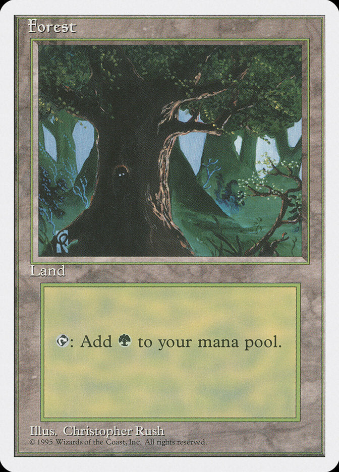 Forest (Eyes in Tree) [Fourth Edition] - Magic: The Gathering - Card Brawlers | Quebec | Canada |