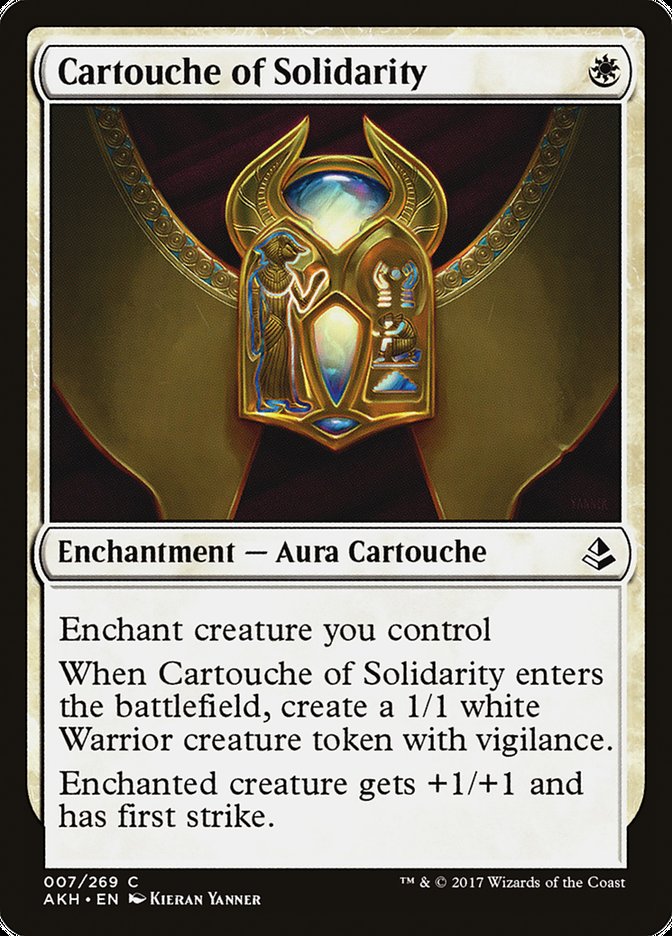 Cartouche of Solidarity [Amonkhet] - Magic: The Gathering - Card Brawlers | Quebec | Canada |