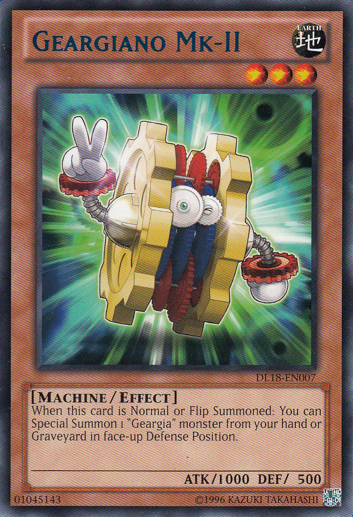 Geargiano Mk-II (Blue) [DL18-EN007] Rare - Yu-Gi-Oh! - Card Brawlers | Quebec | Canada |