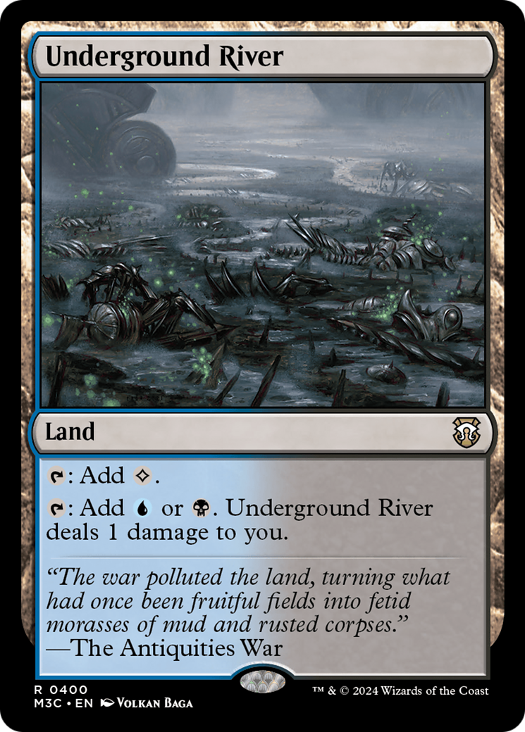 Underground River (Ripple Foil) [Modern Horizons 3 Commander] - Magic: The Gathering - Card Brawlers | Quebec | Canada |