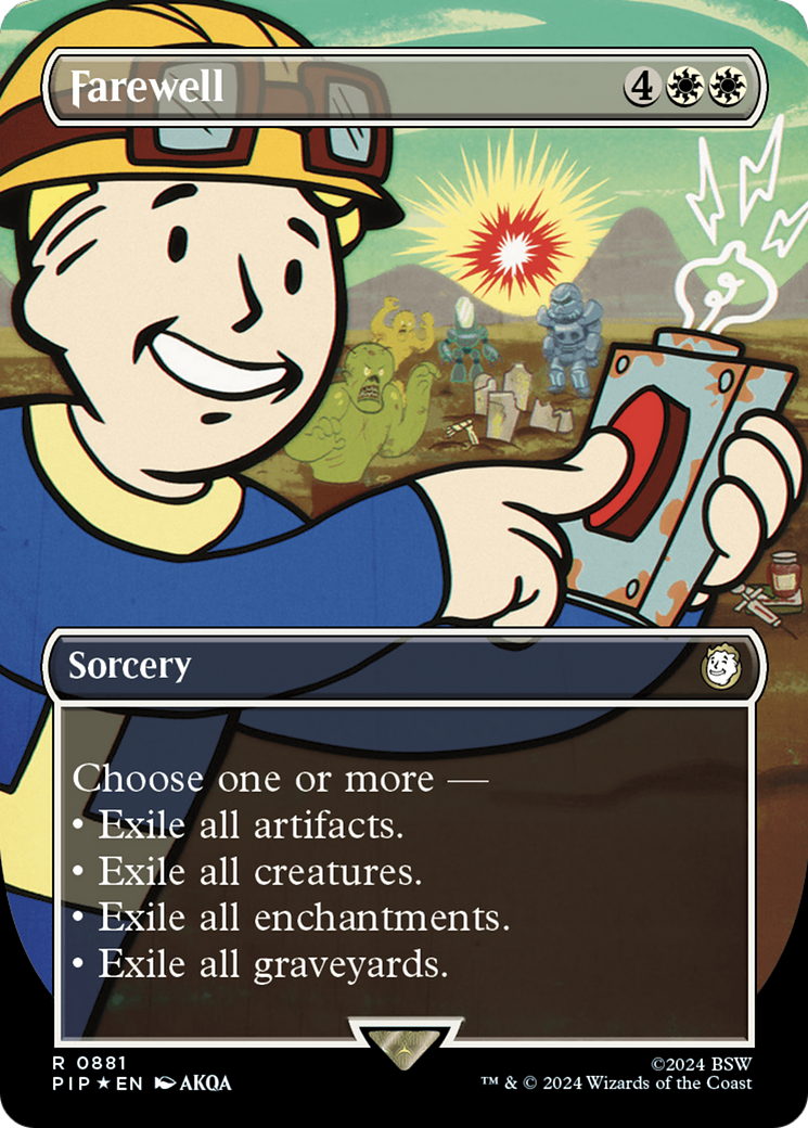Farewell (Borderless) (Surge Foil) [Fallout] - Magic: The Gathering - Card Brawlers | Quebec | Canada |