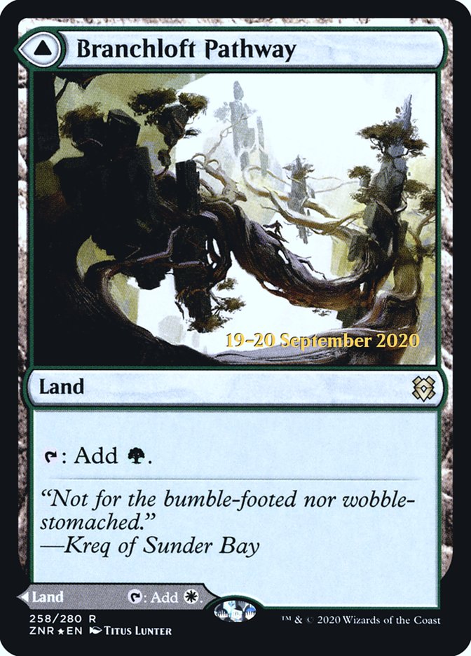 Branchloft Pathway // Boulderloft Pathway [Zendikar Rising Prerelease Promos] - Magic: The Gathering - Card Brawlers | Quebec | Canada |