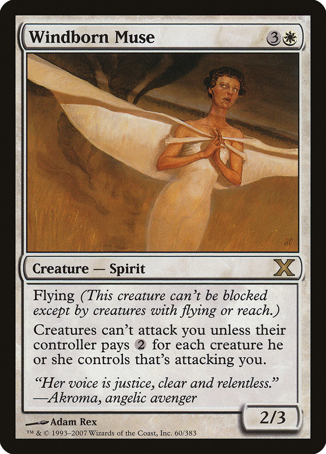Windborn Muse [Tenth Edition] - Magic: The Gathering - Card Brawlers | Quebec | Canada |