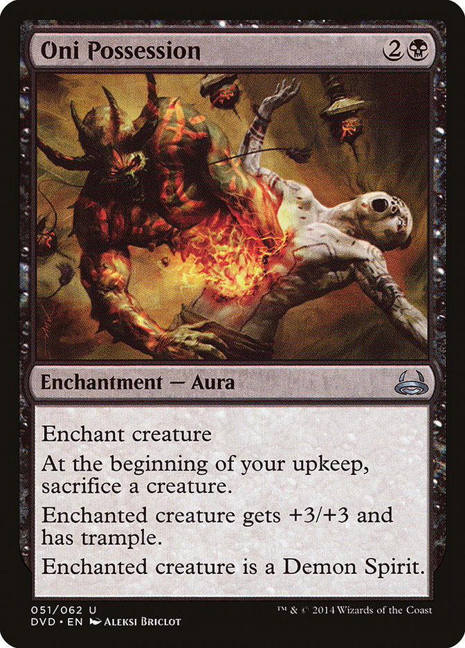 Oni Possession (Divine vs. Demonic) [Duel Decks Anthology] - Magic: The Gathering - Card Brawlers | Quebec | Canada |