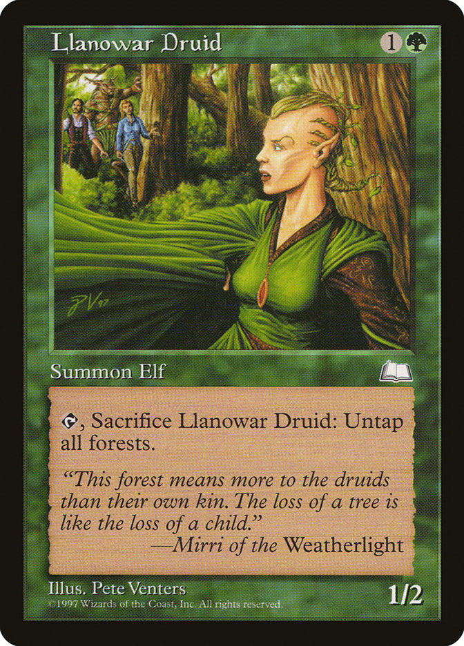 Llanowar Druid [Weatherlight] - Magic: The Gathering - Card Brawlers | Quebec | Canada |