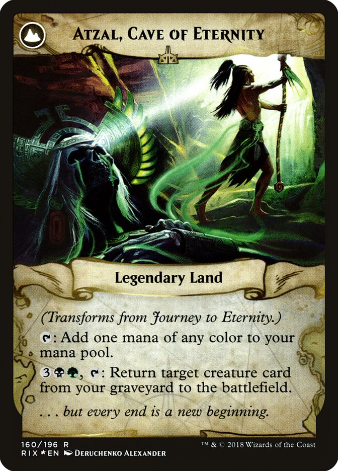 Journey to Eternity // Atzal, Cave of Eternity [Rivals of Ixalan Prerelease Promos] - Magic: The Gathering - Card Brawlers | Quebec | Canada |