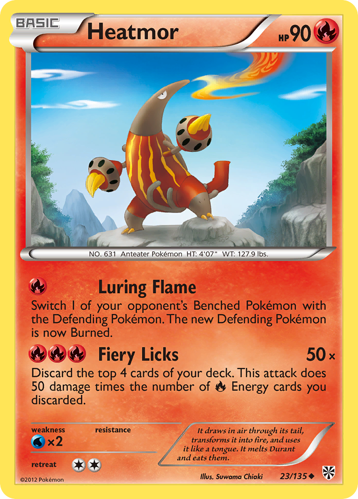 Heatmor (23/135) [Black & White: Plasma Storm] - Pokémon - Card Brawlers | Quebec | Canada |