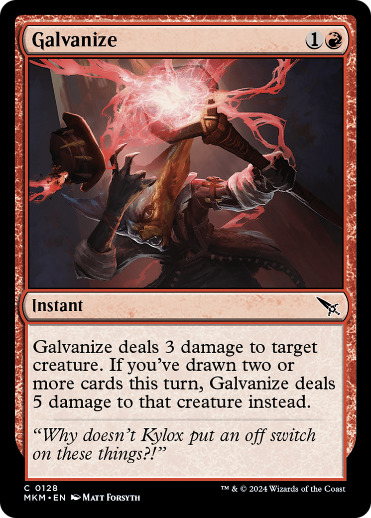 Galvanize [Murders at Karlov Manor] - Magic: The Gathering - Card Brawlers | Quebec | Canada |