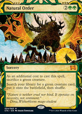 Natural Order (Foil Etched) [Strixhaven: School of Mages Mystical Archive] - Magic: The Gathering - Card Brawlers | Quebec | Canada |