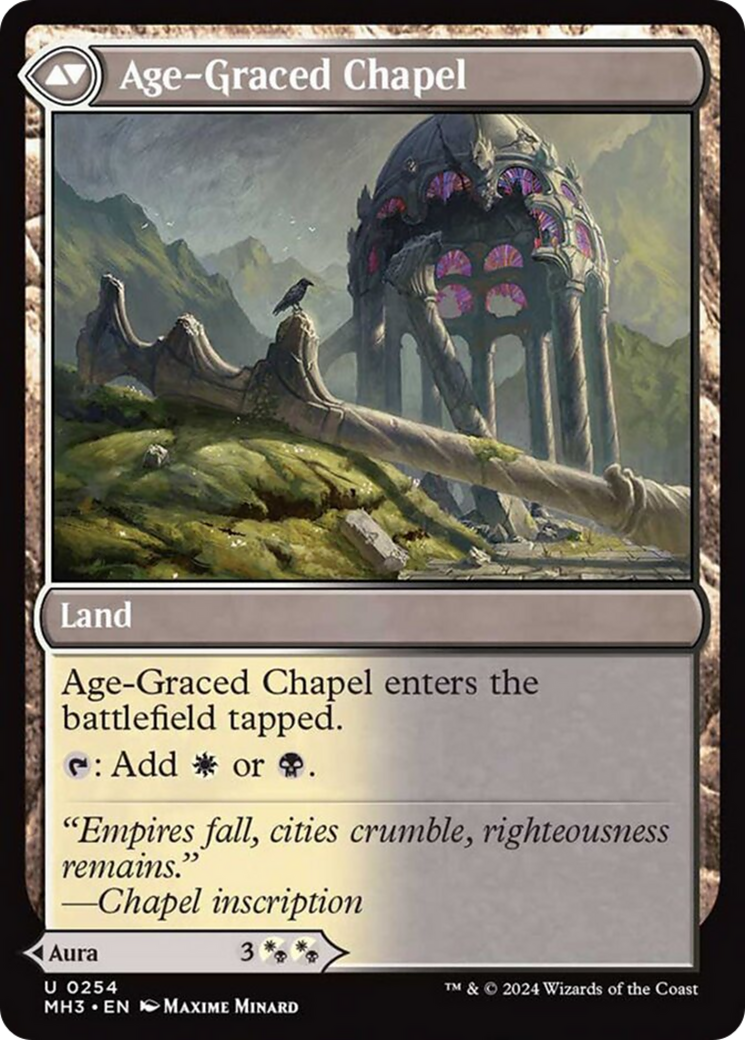 Glasswing Grace // Age-Graced Chapel [Modern Horizons 3] - Magic: The Gathering - Card Brawlers | Quebec | Canada |