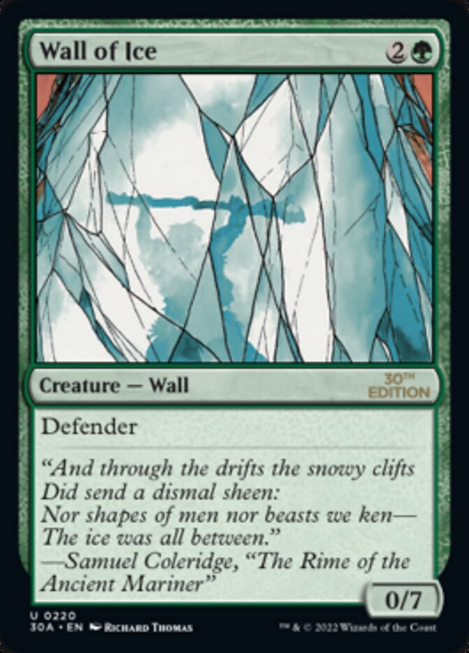 Wall of Ice [30th Anniversary Edition] - Magic: The Gathering - Card Brawlers | Quebec | Canada |