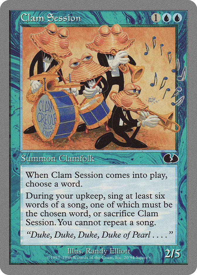 Clam Session [Unglued] - Magic: The Gathering - Card Brawlers | Quebec | Canada |