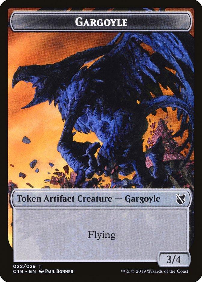 Gargoyle Token [Commander 2019 Tokens] - Magic: The Gathering - Card Brawlers | Quebec | Canada |
