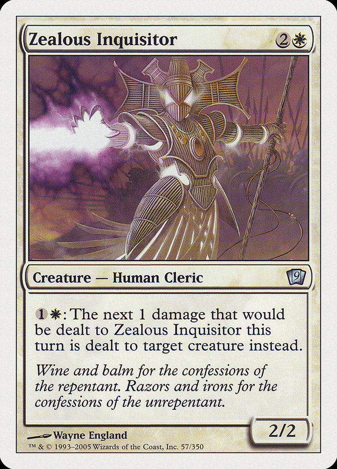 Zealous Inquisitor [Ninth Edition] - Magic: The Gathering - Card Brawlers | Quebec | Canada |