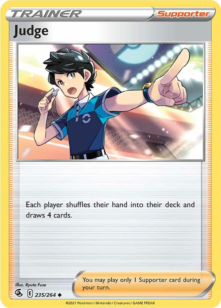 Judge (235/264) [Sword & Shield: Fusion Strike] - Pokémon - Card Brawlers | Quebec | Canada |