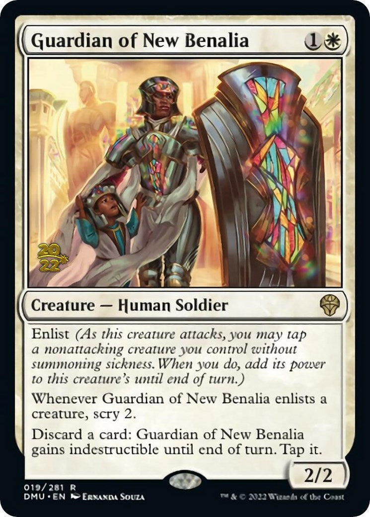 Guardian of New Benalia [Dominaria United Prerelease Promos] - Magic: The Gathering - Card Brawlers | Quebec | Canada |
