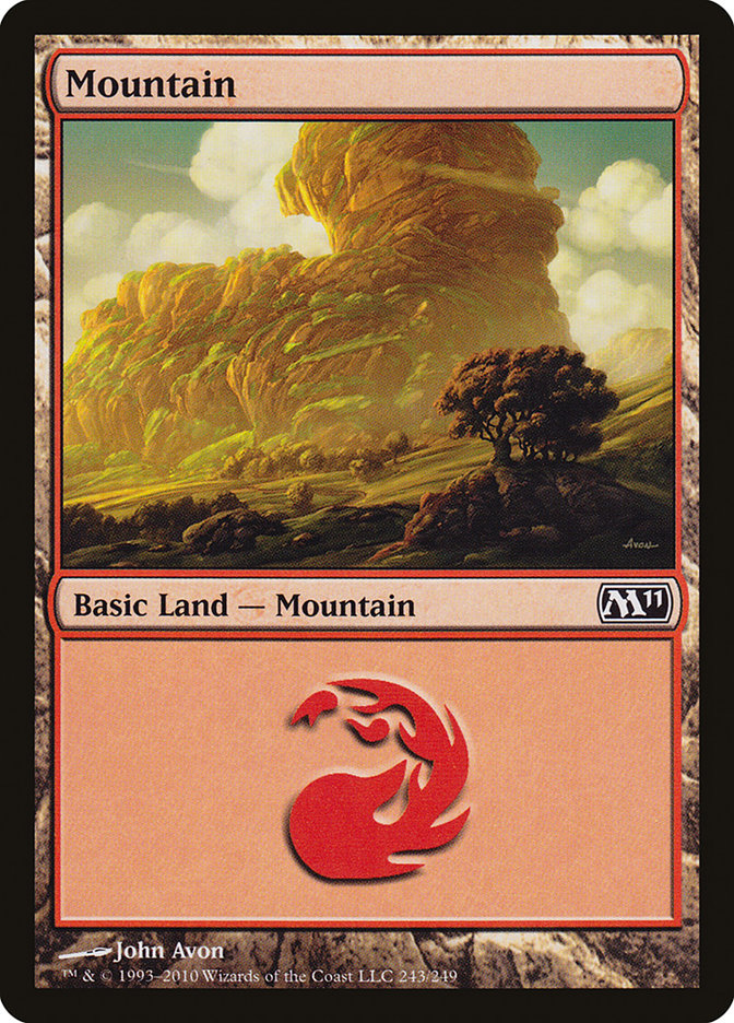 Mountain (243) [Magic 2011] - Magic: The Gathering - Card Brawlers | Quebec | Canada |