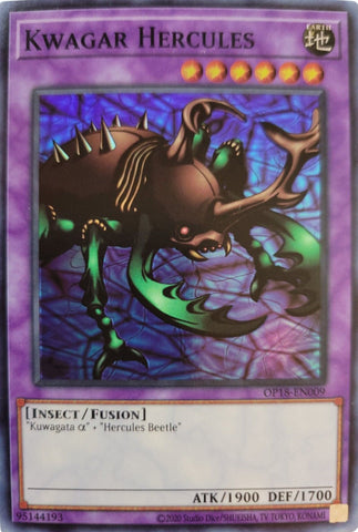 Kwagar Hercules [OP18-EN009] Super Rare - Yu-Gi-Oh! - Card Brawlers | Quebec | Canada |