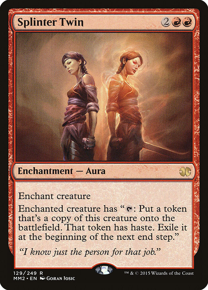 Splinter Twin [Modern Masters 2015] - Magic: The Gathering - Card Brawlers | Quebec | Canada |