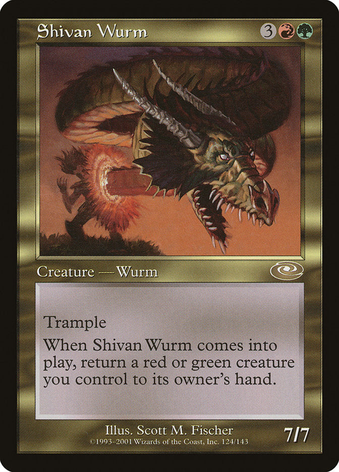 Shivan Wurm [Planeshift] - Magic: The Gathering - Card Brawlers | Quebec | Canada |