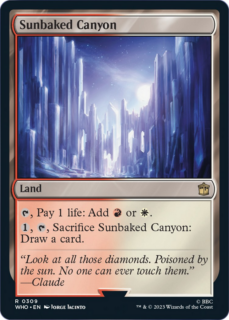 Sunbaked Canyon [Doctor Who] - Magic: The Gathering - Card Brawlers | Quebec | Canada |