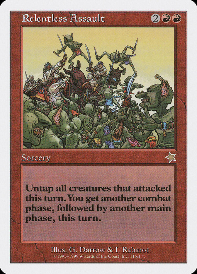 Relentless Assault [Starter 1999] - Magic: The Gathering - Card Brawlers | Quebec | Canada |