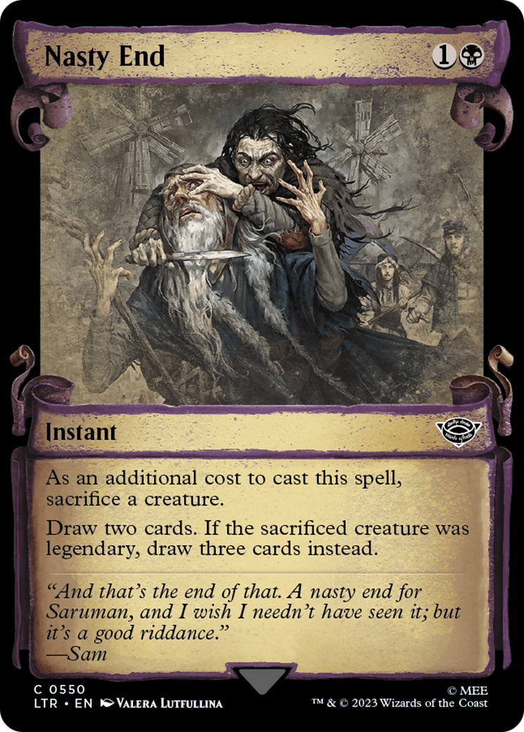 Nasty End [The Lord of the Rings: Tales of Middle-Earth Showcase Scrolls] - Magic: The Gathering - Card Brawlers | Quebec | Canada |
