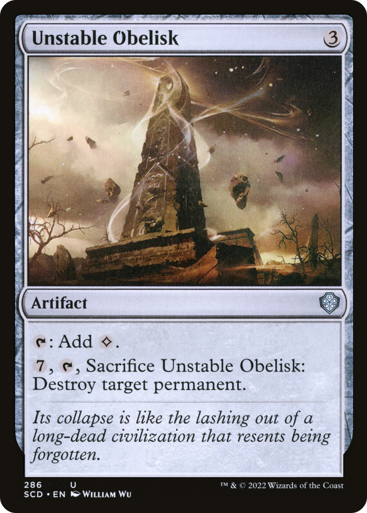 Unstable Obelisk [Starter Commander Decks] - Magic: The Gathering - Card Brawlers | Quebec | Canada |