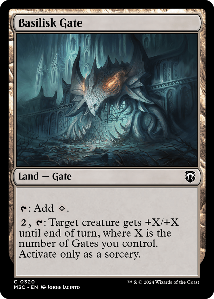 Basilisk Gate (Ripple Foil) [Modern Horizons 3 Commander] - Magic: The Gathering - Card Brawlers | Quebec | Canada |